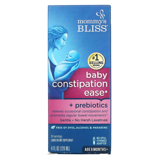 Mommy's Bliss, Baby, Constipation Ease, 6 Months+, 4 fl oz (120 ml)