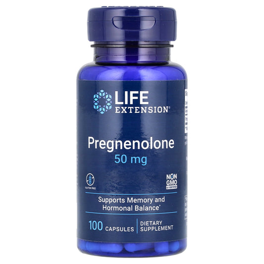 Life Extension, Pregnenolone, 50 mg, 100 Capsules