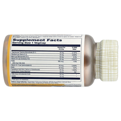 Solaray, Vitamin B-Complex 50 , 100 VegCaps