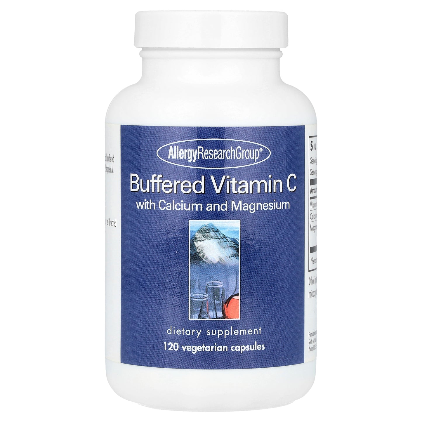 Allergy Research Group, Buffered Vitamin C with Calcium and Magnesium, 120 Vegetarian Capsules