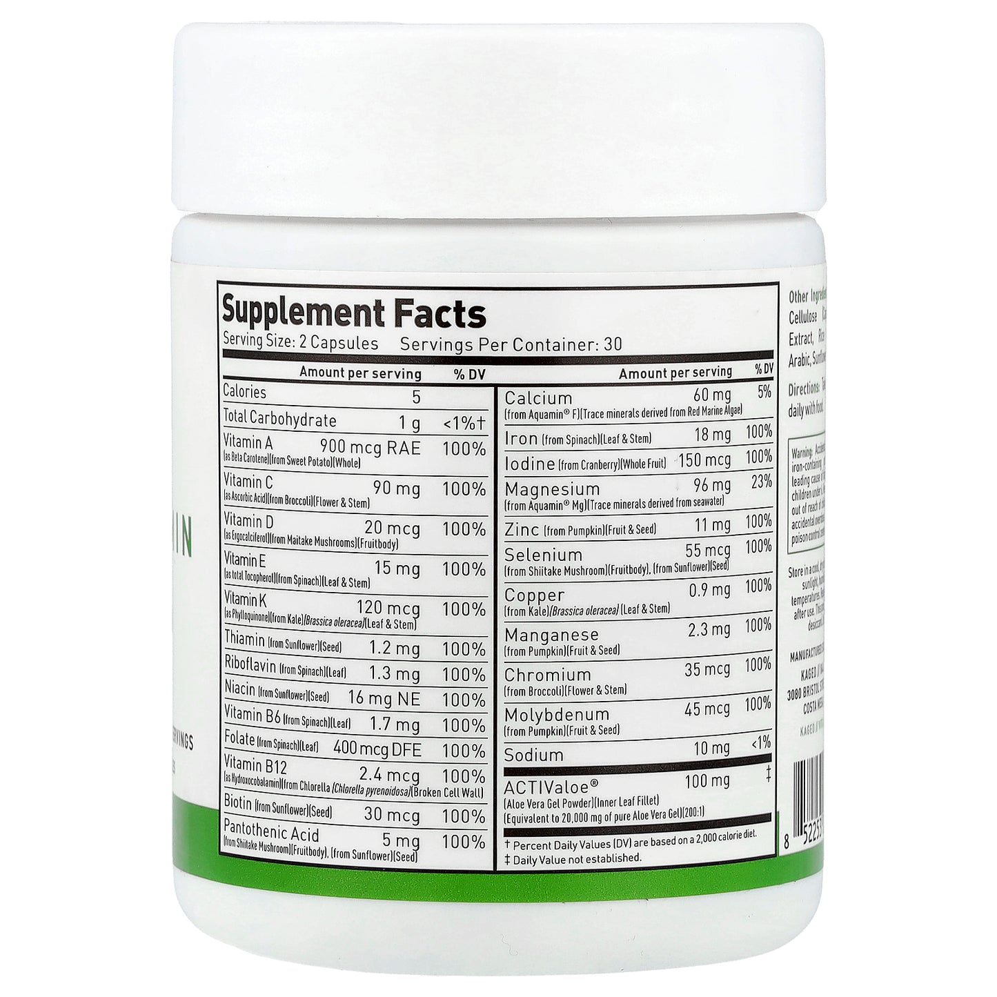 Kaged, Multivitamin, 60 Veggie Capsules