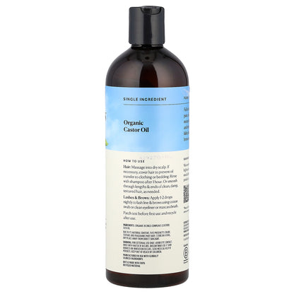 Sky Organics, Organic Castor Oil, Conditioning Oil, 16 fl oz (473 ml)