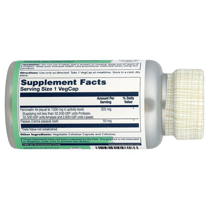 Solaray, Pancreatin 1300, 90 VegCaps