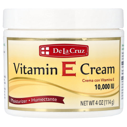 De La Cruz, Vitamin E Cream, 4 oz (114 g)
