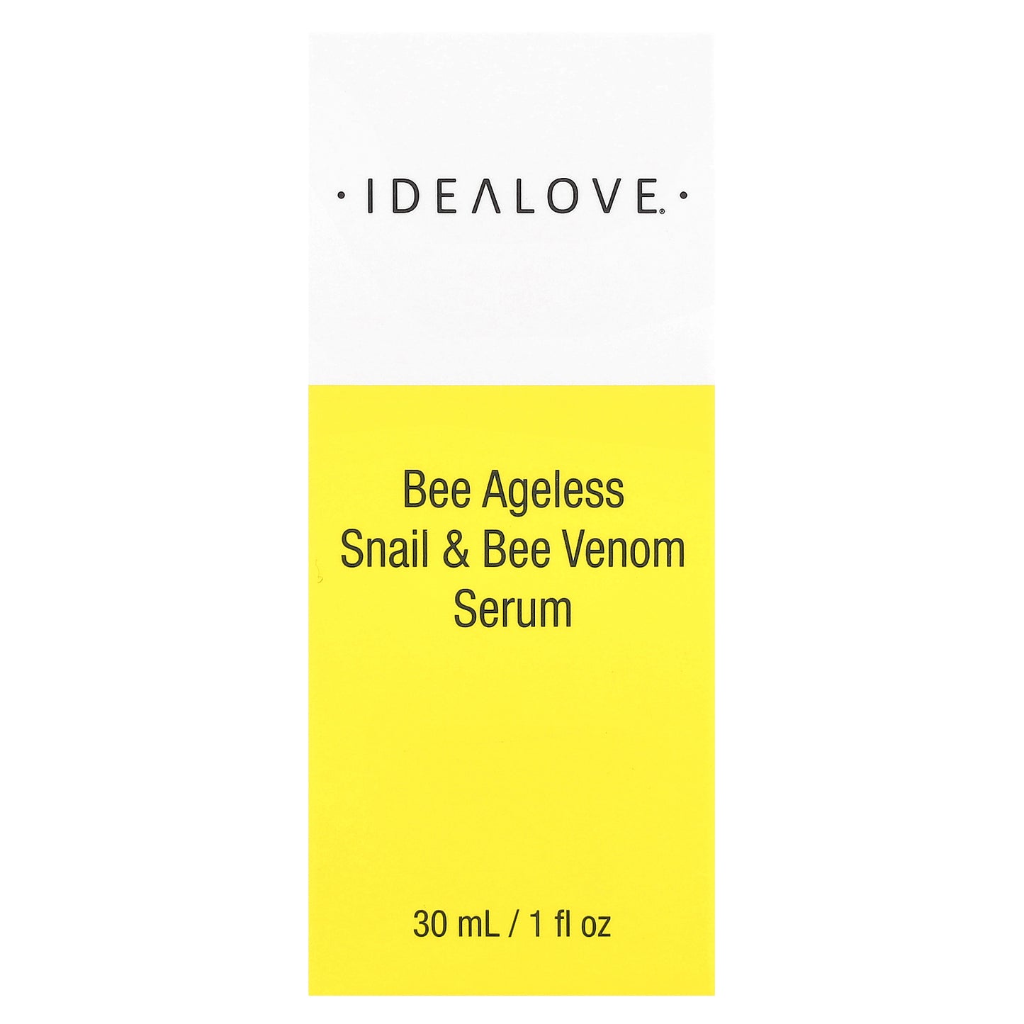 Idealove, Bee Ageless, Snail & Bee Venom Serum, 1 fl oz (30 ml)