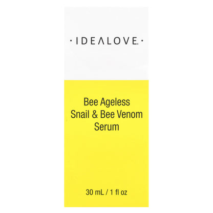 Idealove, Bee Ageless, Snail & Bee Venom Serum, 1 fl oz (30 ml)
