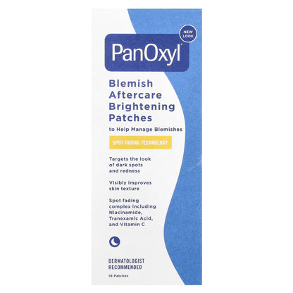 PanOxyl, Blemish Aftercare Brightening Patches, 16 Clear Patches