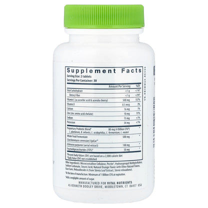 Vital Nutrients, Hyperbiotics®, Leaky Gut Defense Probiotic, 60 Vegan Tablets