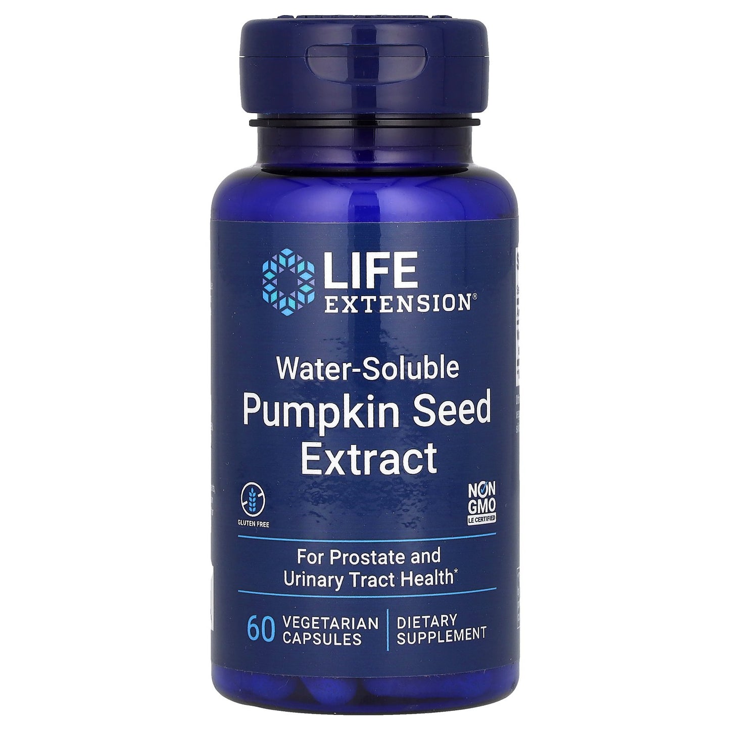 Life Extension, Water-Soluble Pumpkin Seed Extract, 262 mg, 60 Vegetarian Capsules