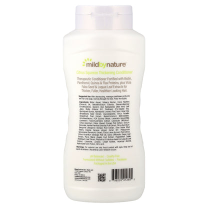 Mild By Nature, Thickening Conditioner, B-Complex & Biotin, Citrus Squeeze, 16 fl oz (473 ml)