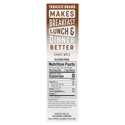 Tabasco, Chipotle, Smoked, 5 fl oz (148 ml)