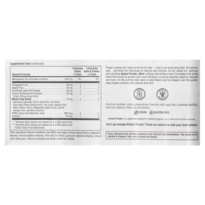 NaturesPlus, Animal Parade®, Children's Chewable Multivitamin Supplement, Cherry, 180 Animal-Shaped Tablets