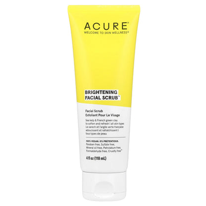 ACURE, Brightening Facial Scrub™, 4 fl oz (118 ml)