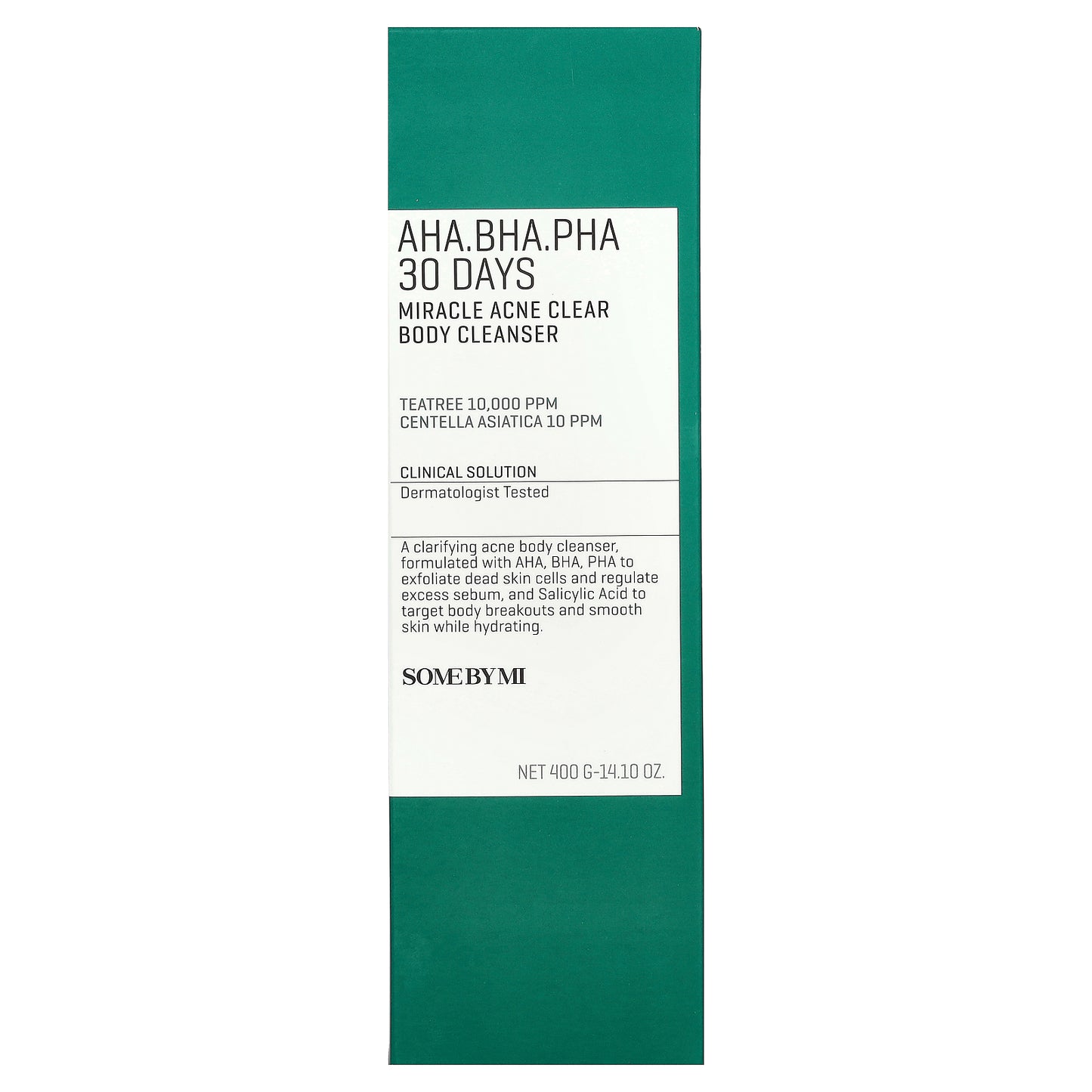 SOME BY MI, AHA. BHA. PHA 30 Days Miracle Acne Clear Body Cleanser, 14.10 oz (400 g)