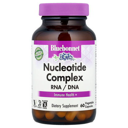 Bluebonnet Nutrition, Nucleotide Complex, RNA / DNA, 60 Vegetable Capsules