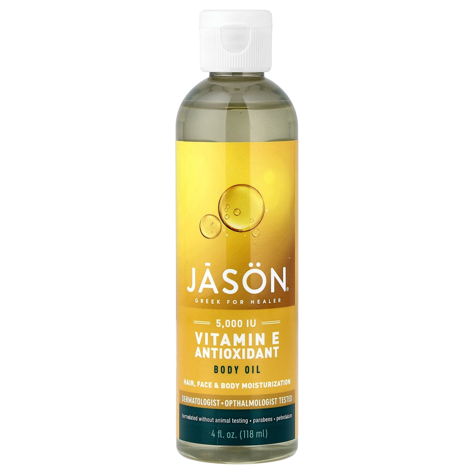 Jason Natural, Vitamin E Antioxidant Body Oil, 4 fl oz (118 ml)