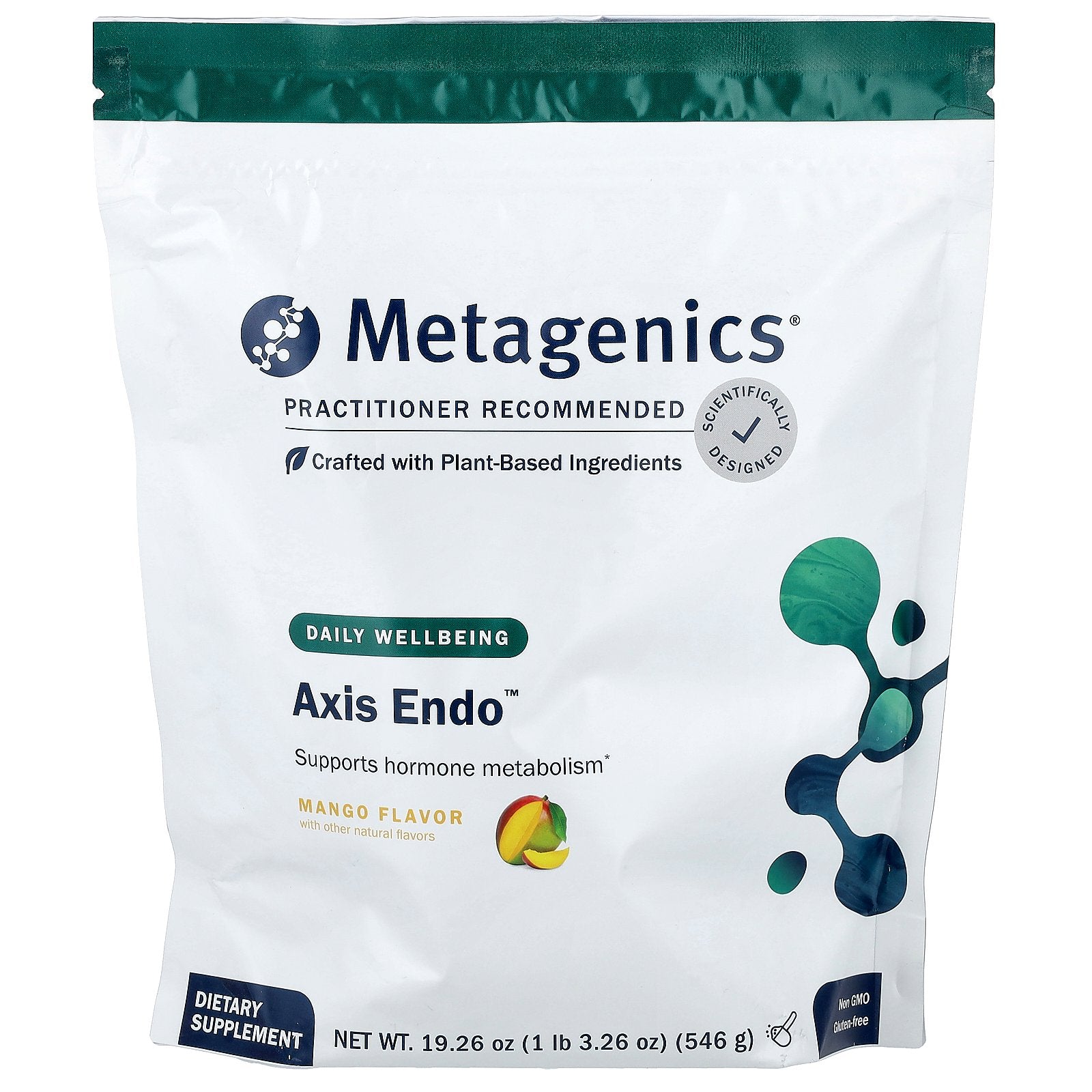 Metagenics, Axis Endo™, Mango , 1 lb 3.26 oz (546 g)