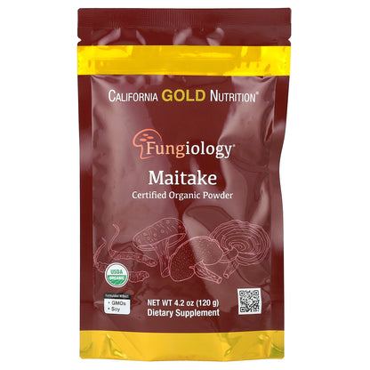 California Gold Nutrition, Fungiology®, Certified Organic Maitake Powder, 4.2 oz (120 g)