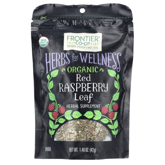 Frontier Co-op, Organic Red Raspberry Leaf, 1.48 oz (42 g)