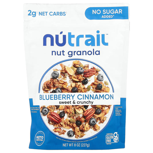 NuTrail, Nut Granola, Blueberry Cinnamon, 8 oz (227 g)