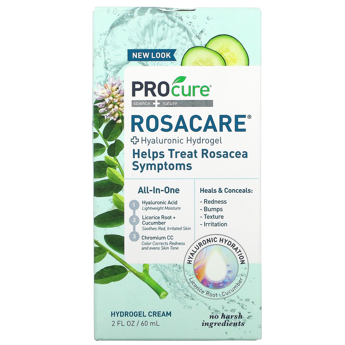 Procure, Rosacare, Hydrogel Cream, 2 fl oz (60 ml)