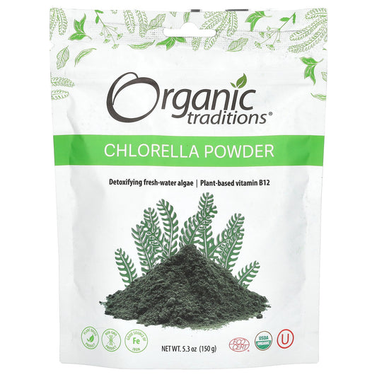 Organic Traditions, Chlorella Powder, 5.3 oz (150 g)