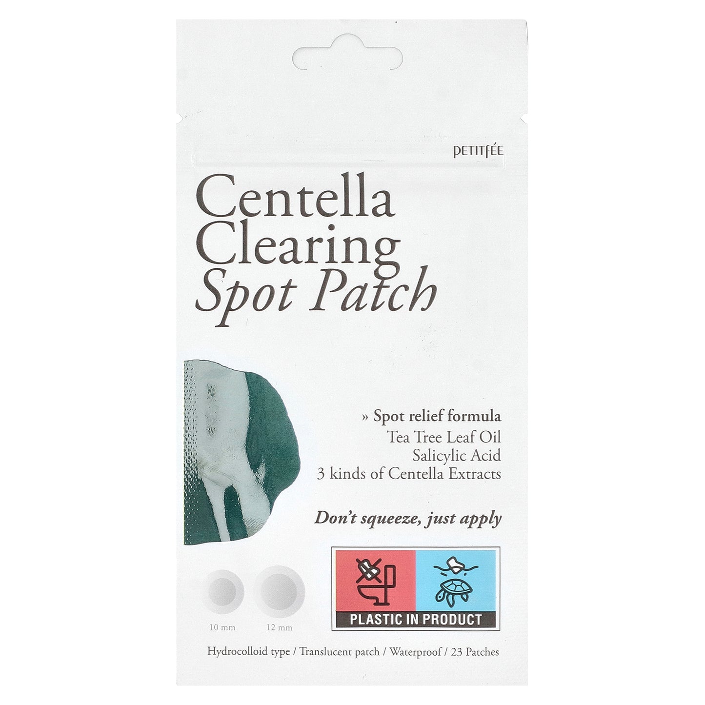 Petitfee, Centella Clearing Spot Patch, 23 Patches