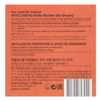 Too Cool for School, Artclass by Rodin, Blusher, De Ginger, 0.31 oz (9 g)