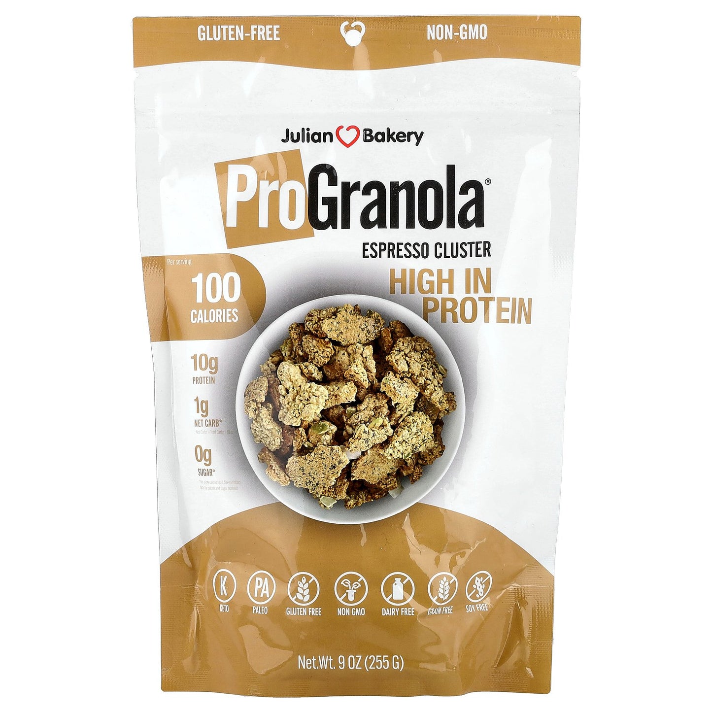 Julian Bakery, ProGranola®, Espresso Cluster, 9 oz (255 g)