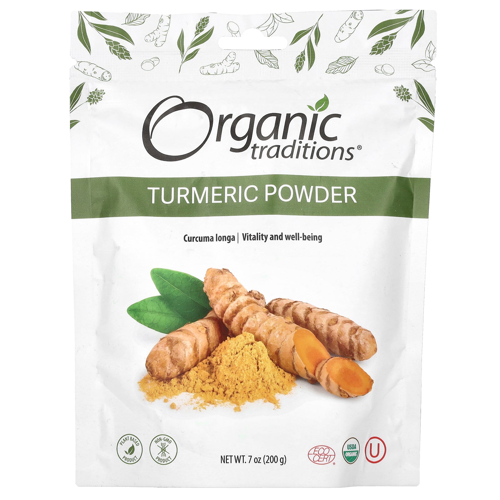 Organic Traditions, Turmeric Powder, 7 oz (200 g)