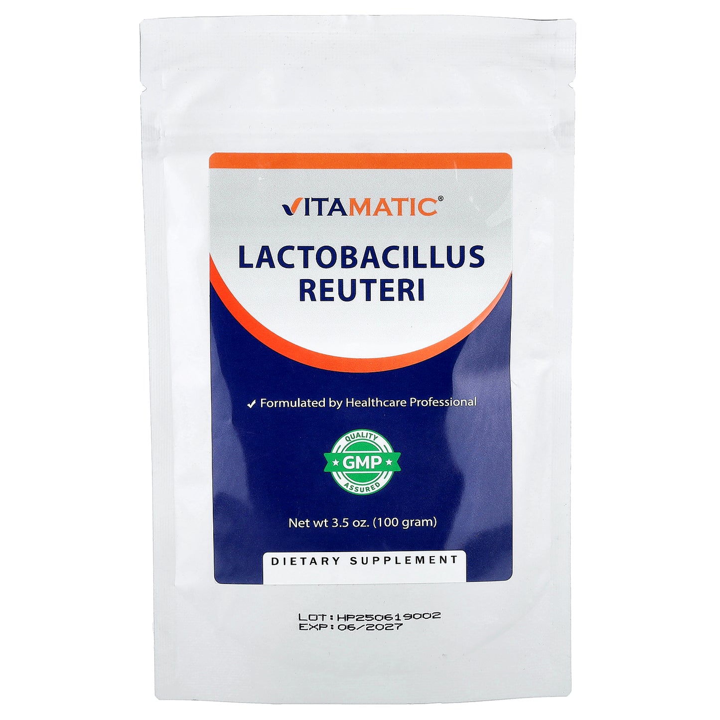 Vitamatic, Lactobacillus Reuteri, 3.5 oz (100 g)
