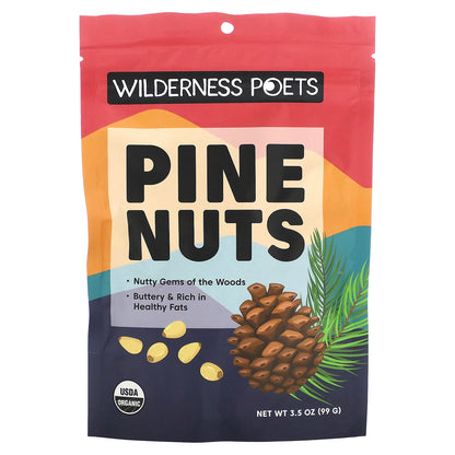 Wilderness Poets, Organic Pine Nuts, 3.5 oz (99 g)