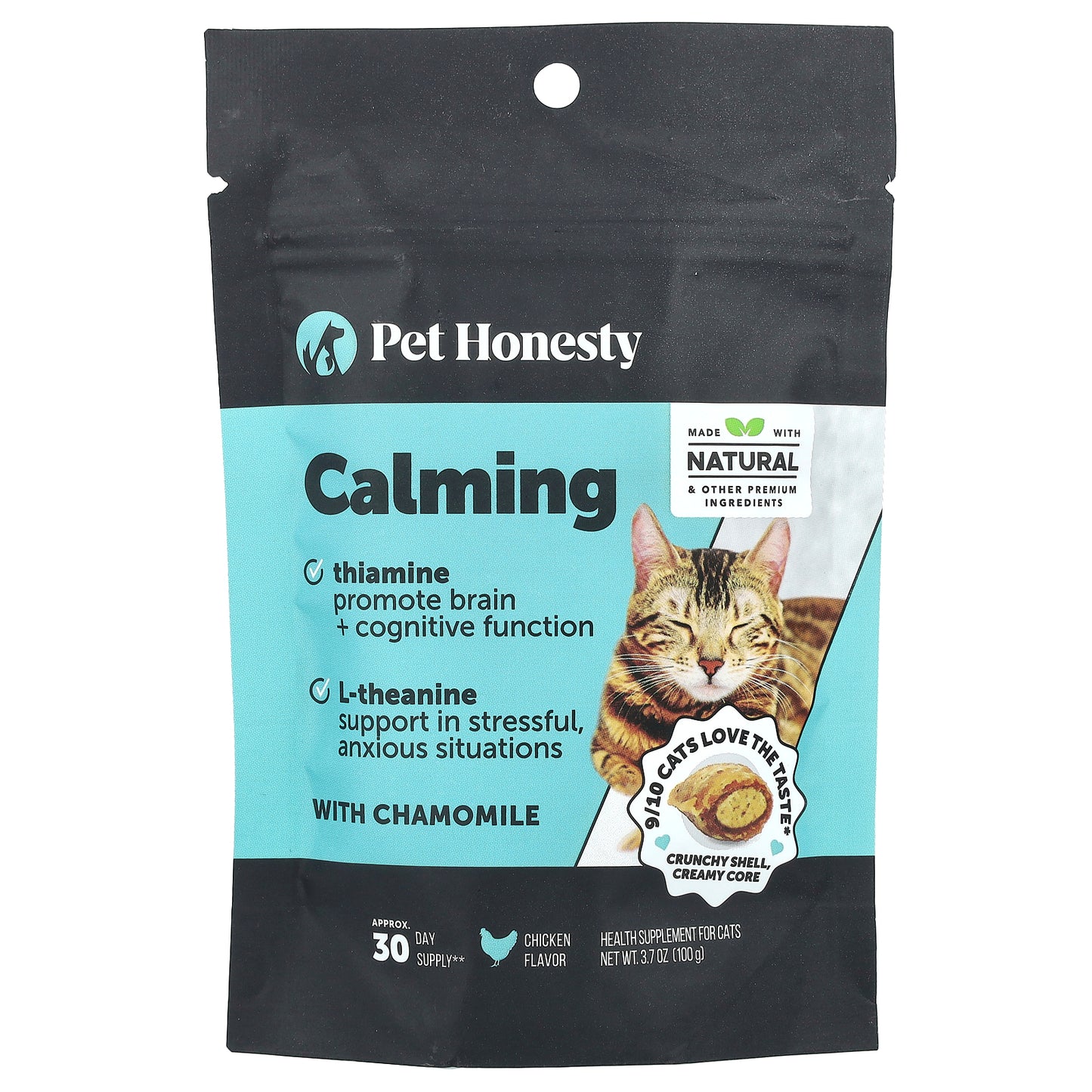 Pet Honesty, Calming, For Cats, Chicken, 3.7 oz (100 g)