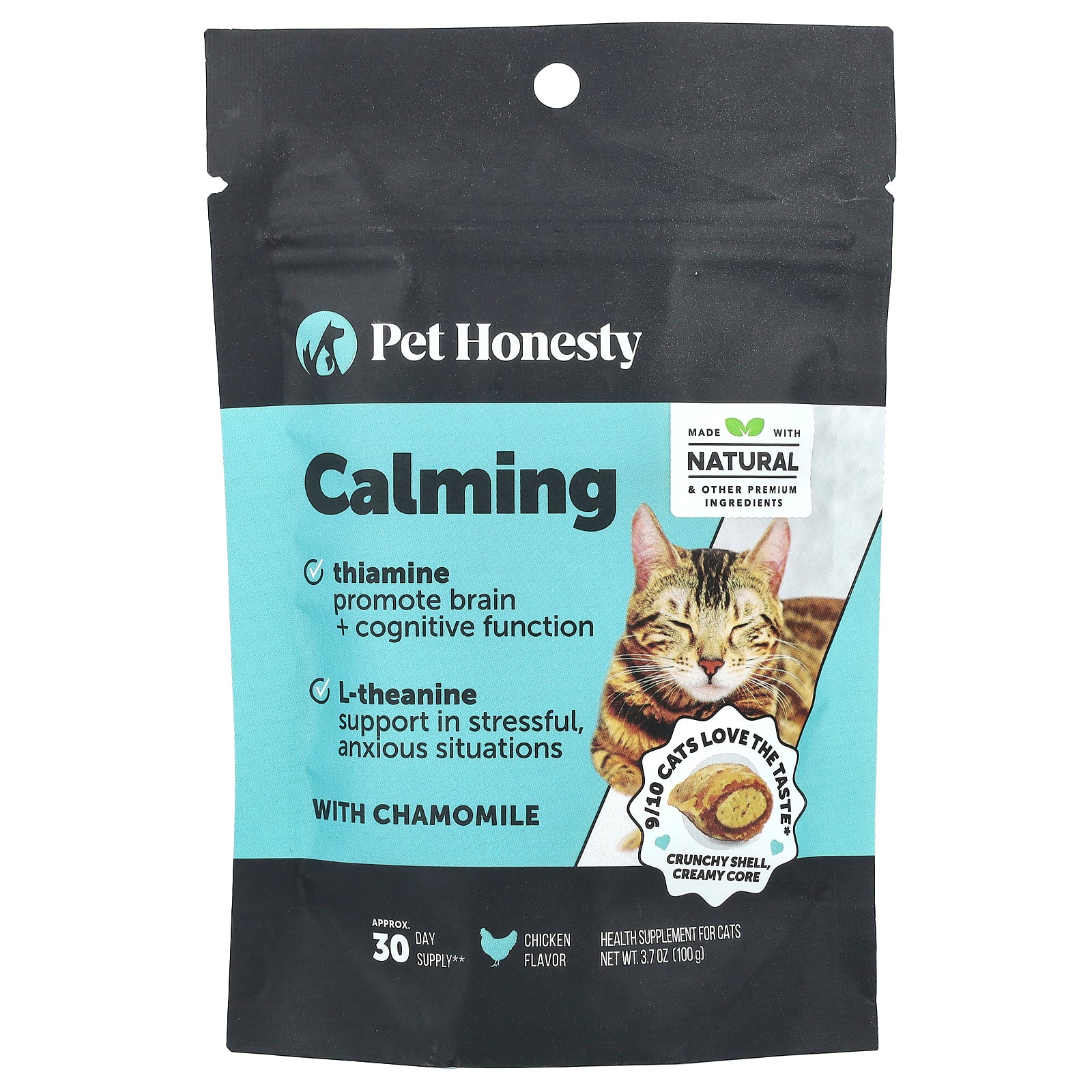 Pet Honesty, Calming, For Cats, Chicken, 3.7 oz (100 g)