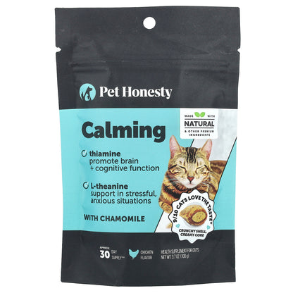 Pet Honesty, Calming, For Cats, Chicken, 3.7 oz (100 g)