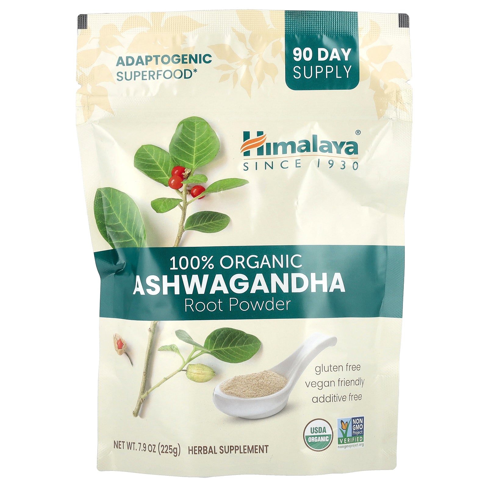 Himalaya, 100% Organic Ashwagandha Root Powder, 7.9 oz (225 g)