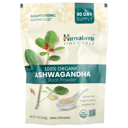 Himalaya, 100% Organic Ashwagandha Root Powder, 7.9 oz (225 g)