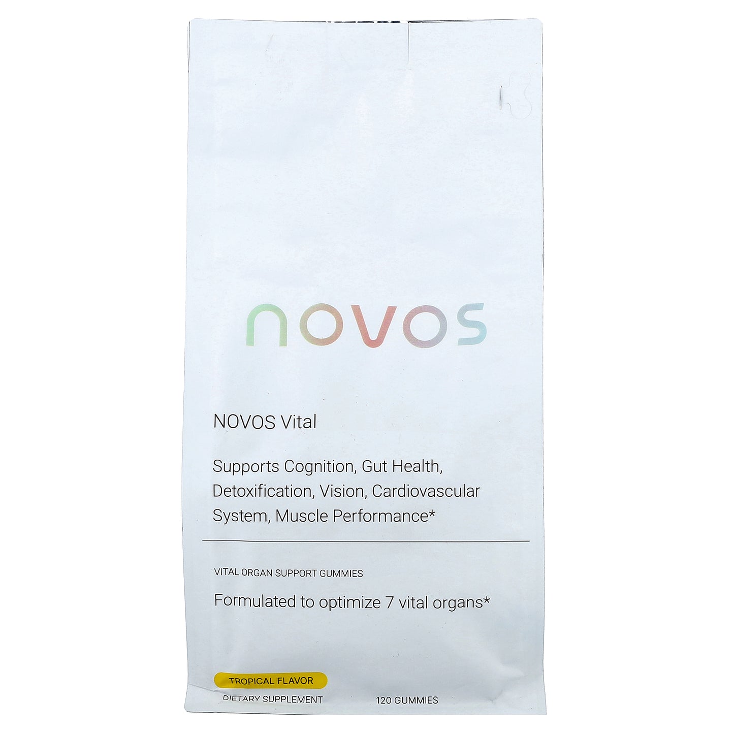 NOVOS, Novos Vital, Tropical Flavor, 120 Gummies