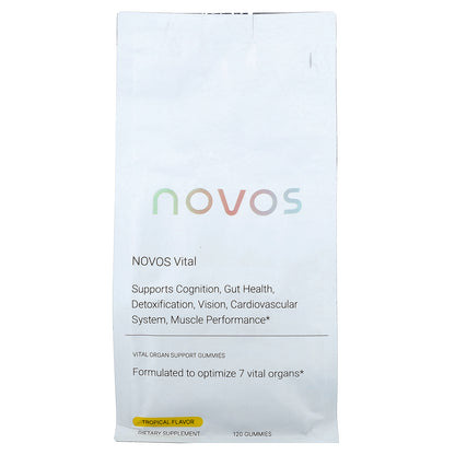 NOVOS, Novos Vital, Tropical Flavor, 120 Gummies