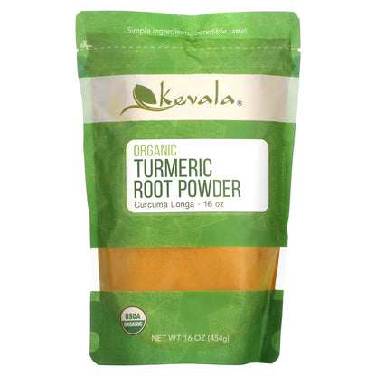 Kevala, Organic Turmeric Root Powder, 16 oz (454 g)