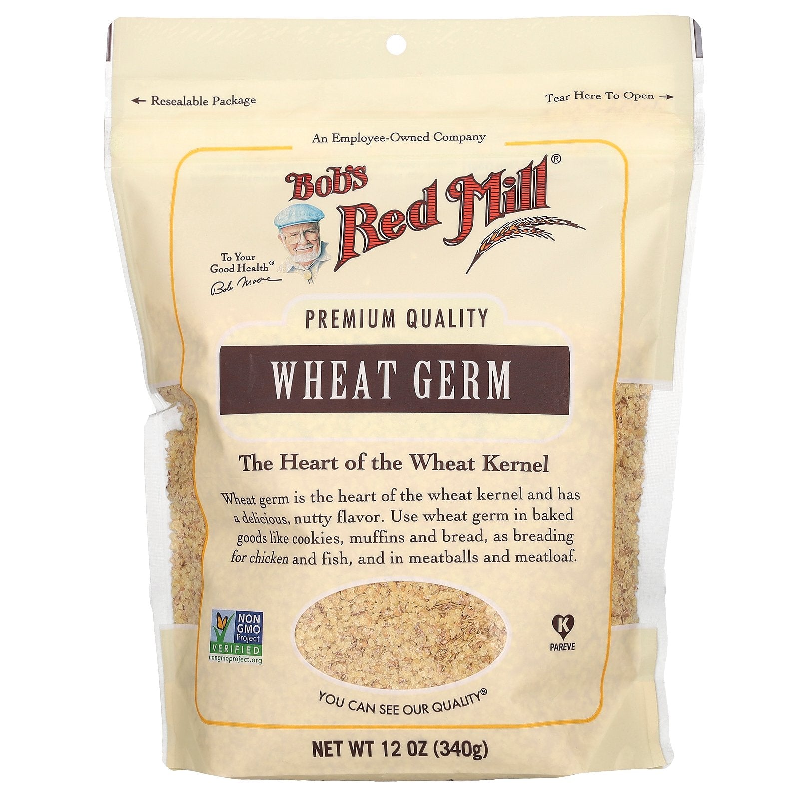 Bob's Red Mill, Wheat Germ,  12 oz (340 g)