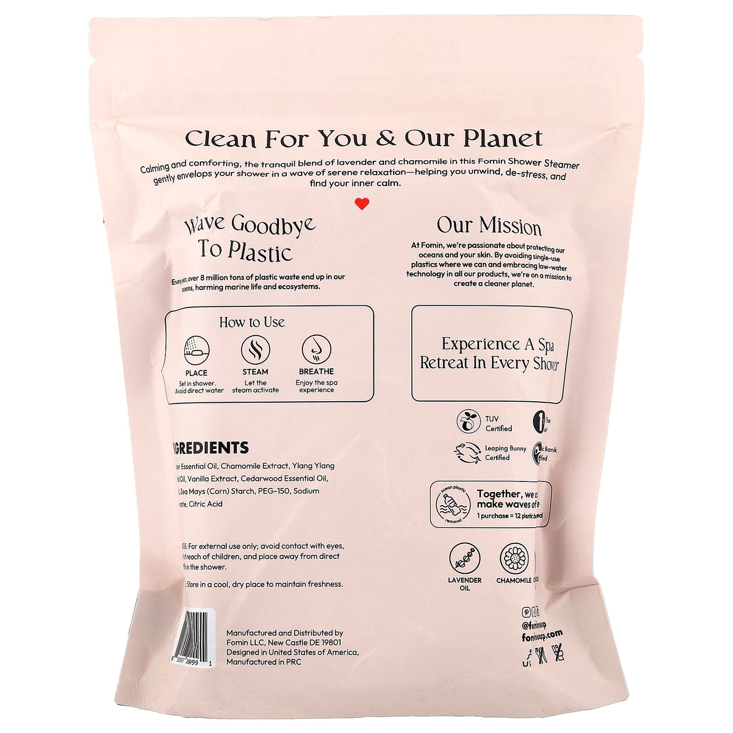 fomin, Shower Steamers, Lavender Dream, 12 Tablets