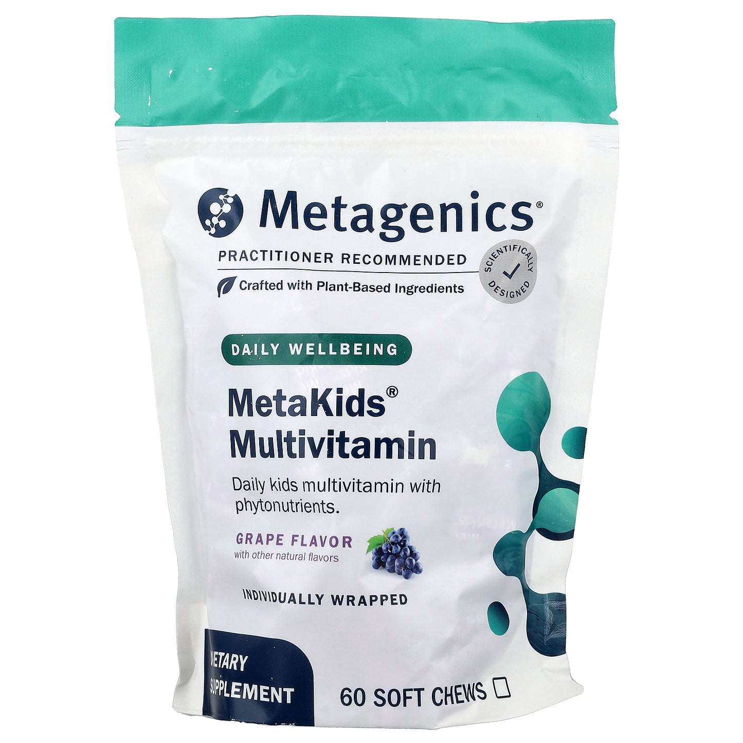 Metagenics, MetaKids, Multi Soft Chew, Juicy Grape, 60 Soft Chews