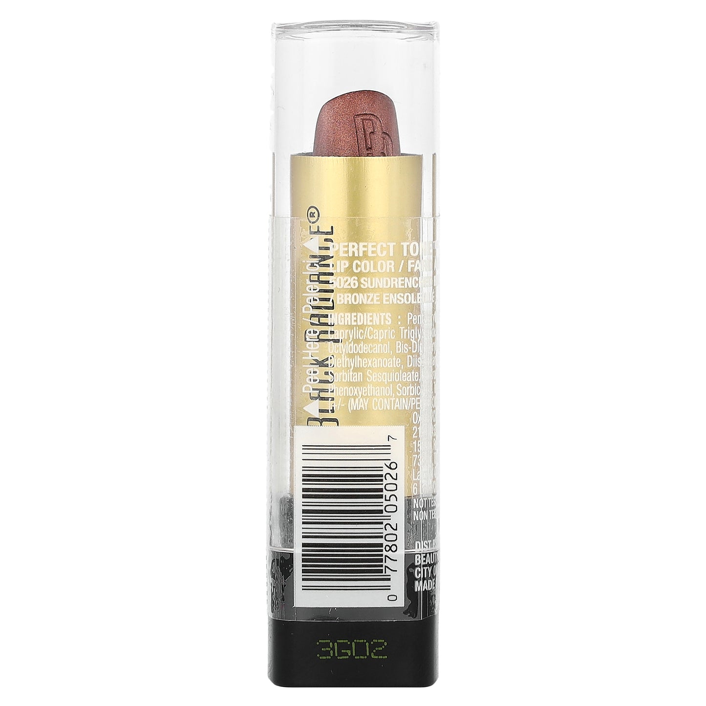 Black Radiance, Perfect Tone, Lip Color, 5026 Sundrenched Bronze, 0.13 oz (3.6 g)