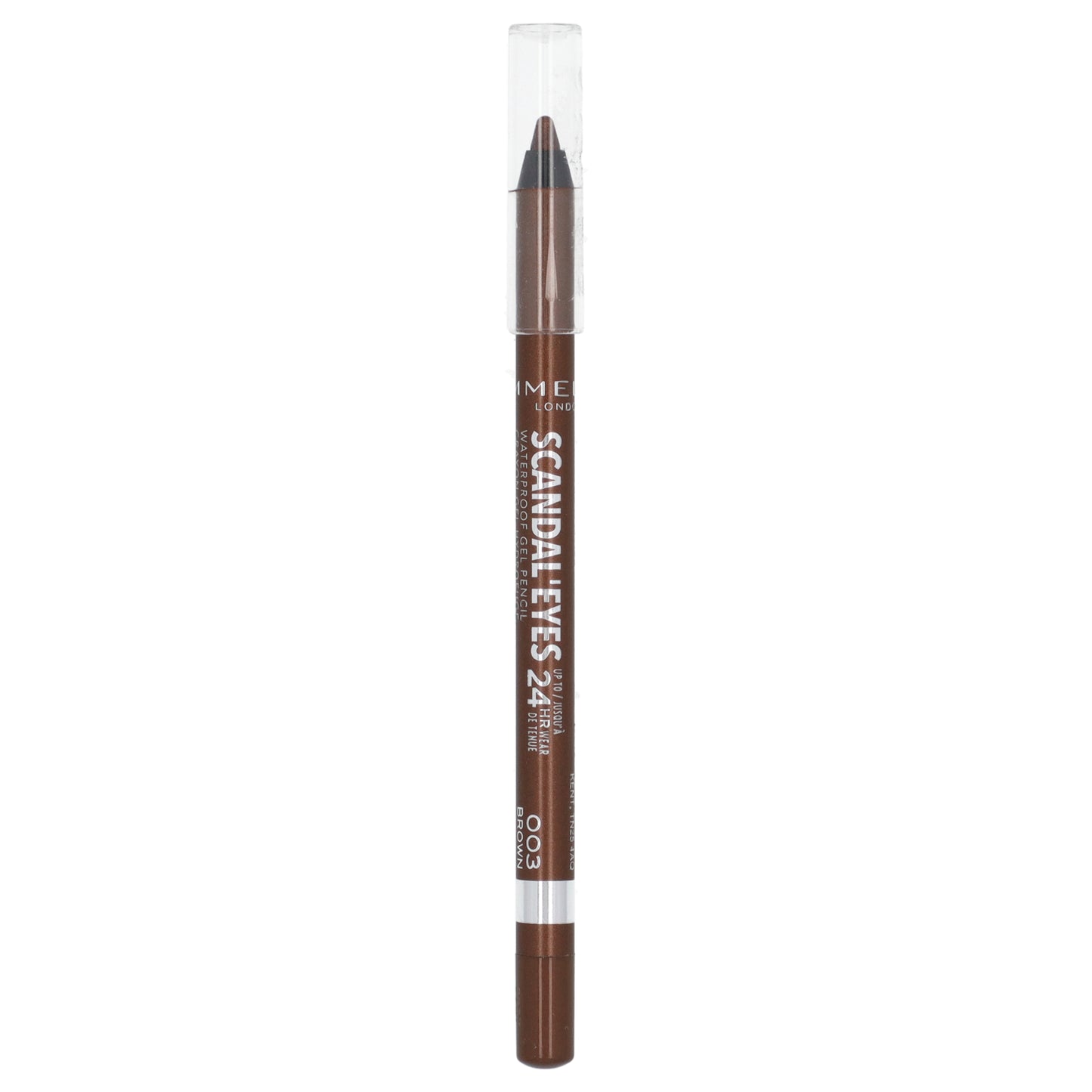 Rimmel London, Scandal'Eyes, Waterproof Gel Pencil, 003 Brown, 0.04 oz (1.3 g)