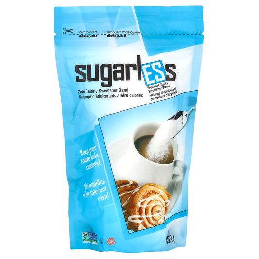 Health Garden, Sugarless, Erythritol Stevia Sweetener Blend, 453 g