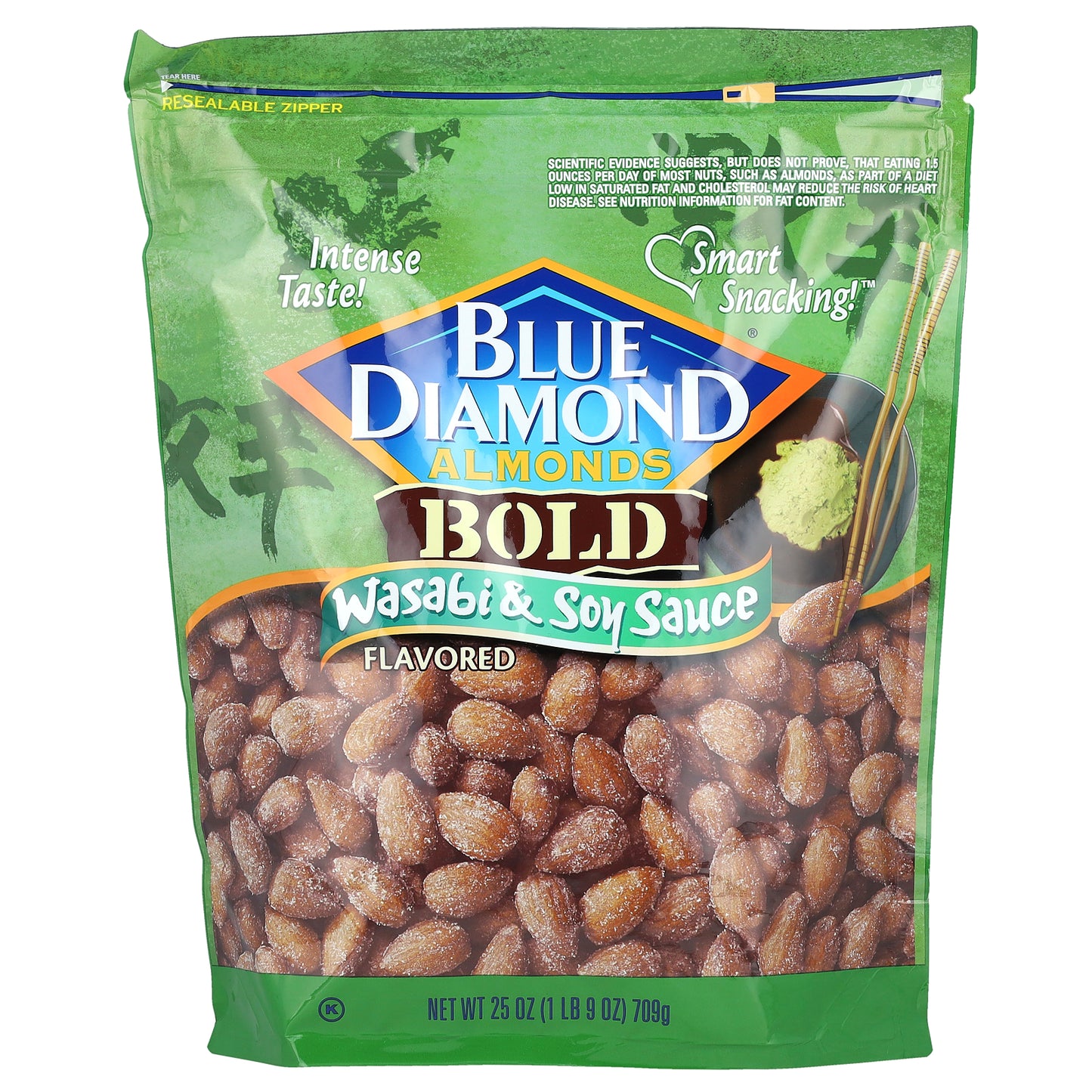 Blue Diamond, Almonds, Bold, Wasabi & Soy Sauce, 25 oz (709 g)