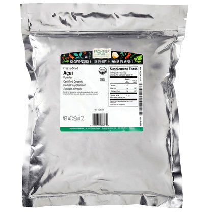 Frontier Co-op, Organic Freeze-Dried Acai Powder, 8 oz (226 g)