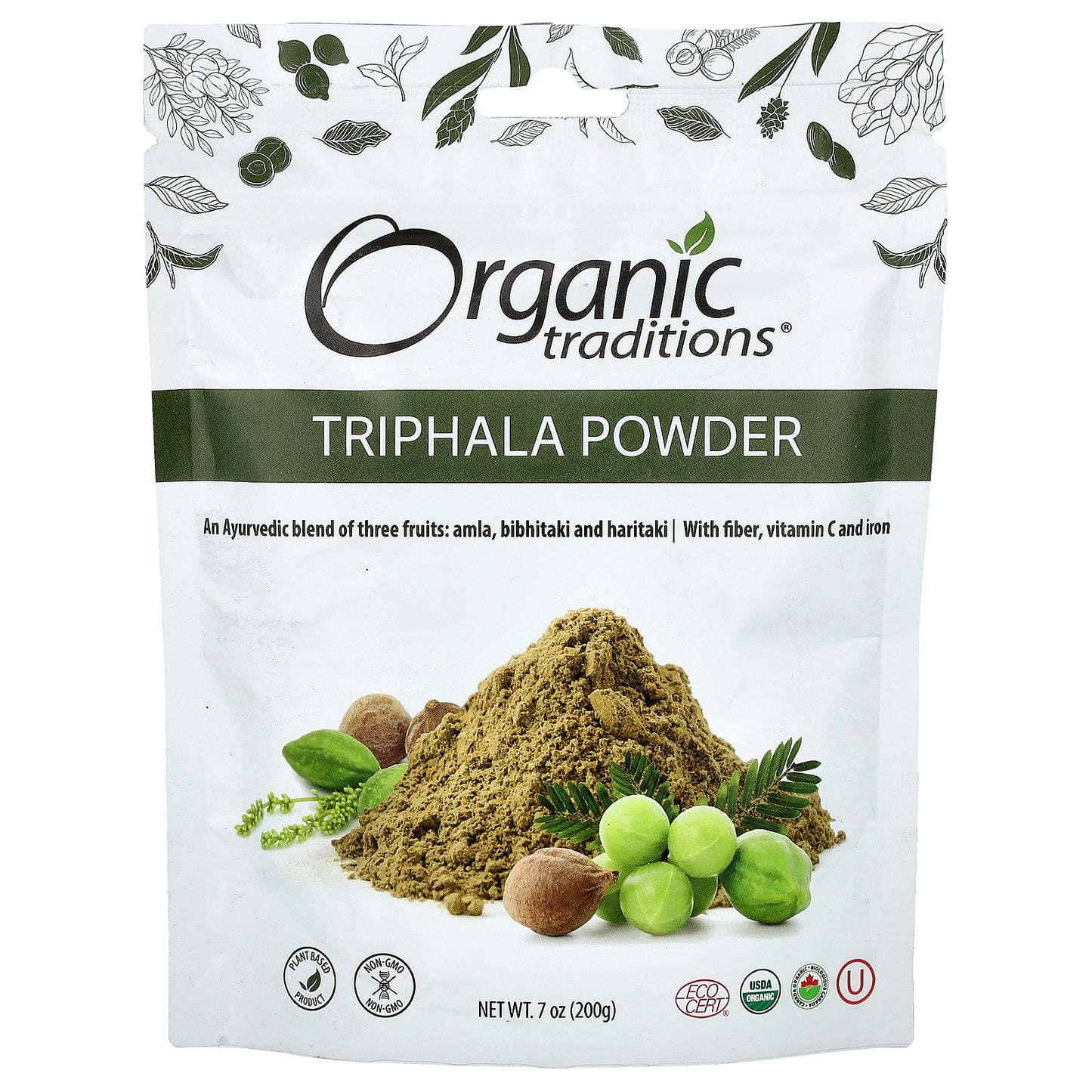 Organic Traditions, Triphala Powder, 7 oz ( 200 g)