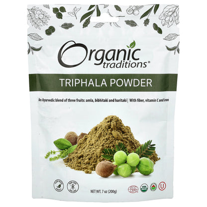 Organic Traditions, Triphala Powder, 7 oz ( 200 g)